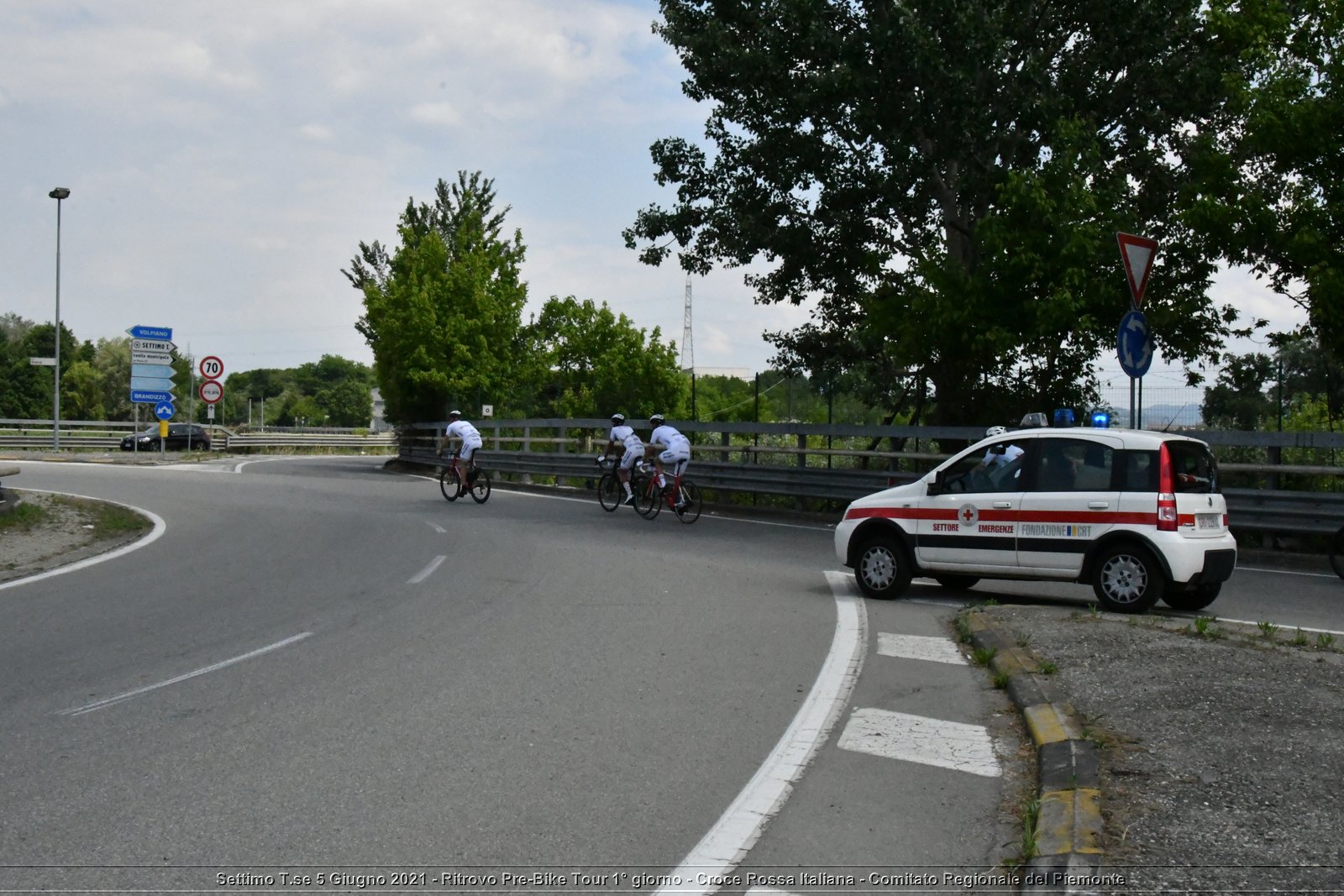 Settimo T.se 5 Giugno 2021 - Ritrovo Pre-Bike Tour 1° giorno - Croce Rossa Italiana - Comitato Regionale del Piemonte