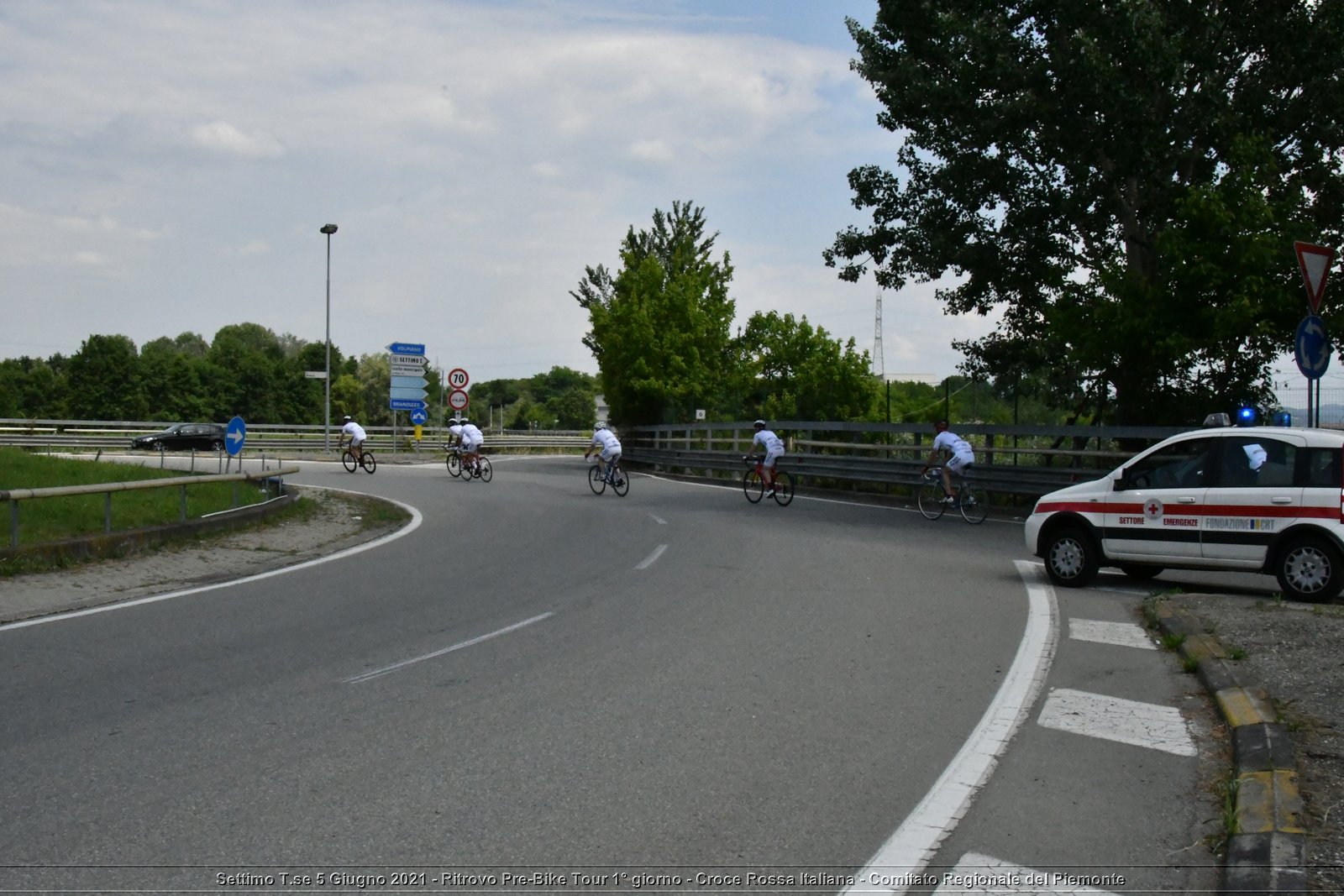 Settimo T.se 5 Giugno 2021 - Ritrovo Pre-Bike Tour 1° giorno - Croce Rossa Italiana - Comitato Regionale del Piemonte