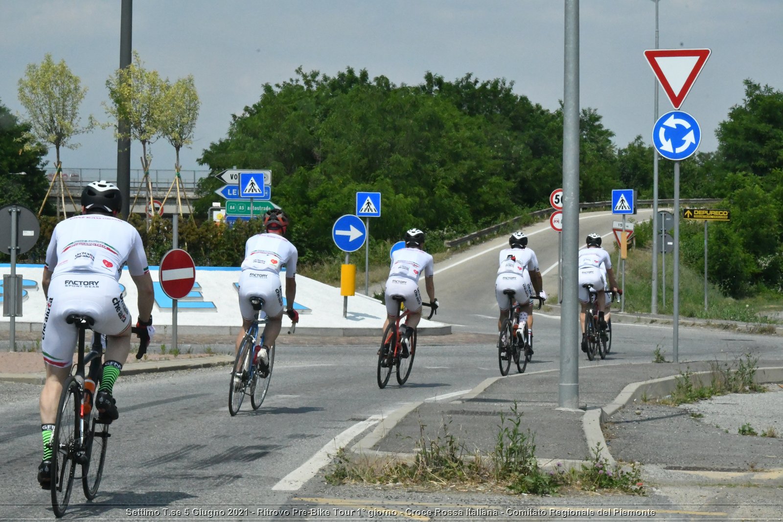 Settimo T.se 5 Giugno 2021 - Ritrovo Pre-Bike Tour 1° giorno - Croce Rossa Italiana - Comitato Regionale del Piemonte