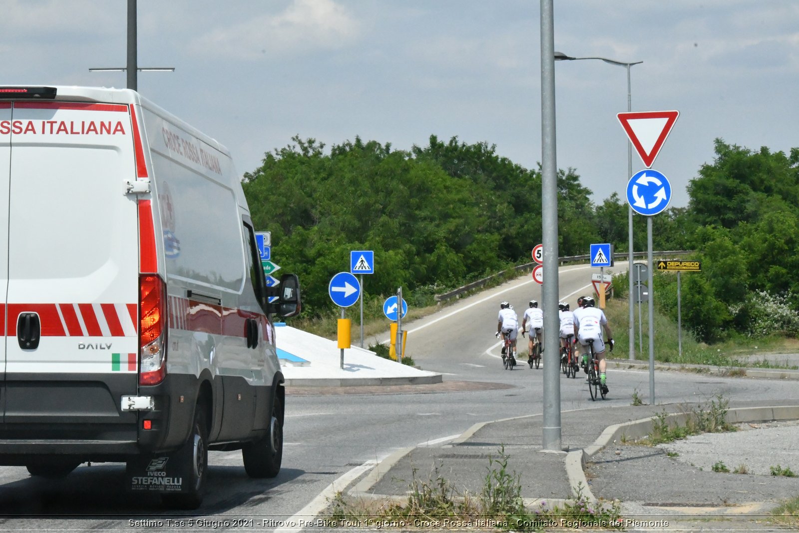 Settimo T.se 5 Giugno 2021 - Ritrovo Pre-Bike Tour 1° giorno - Croce Rossa Italiana - Comitato Regionale del Piemonte