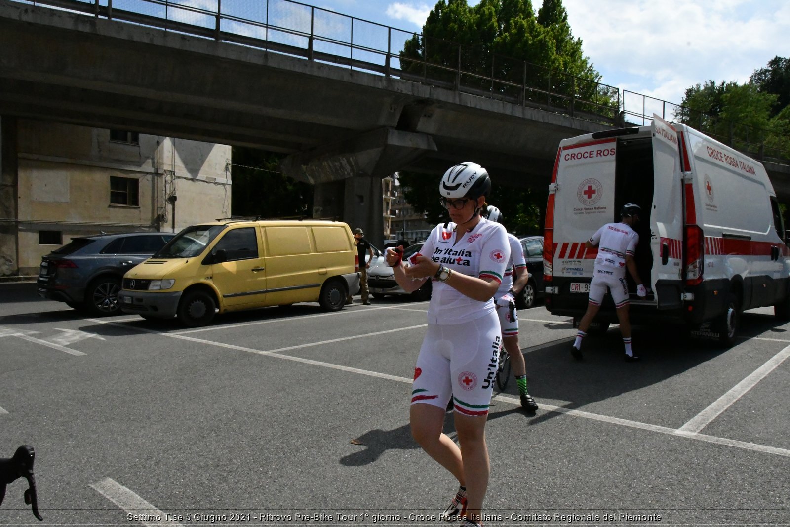 Settimo T.se 5 Giugno 2021 - Ritrovo Pre-Bike Tour 1° giorno - Croce Rossa Italiana - Comitato Regionale del Piemonte