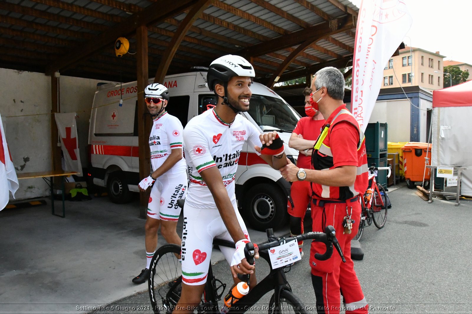 Settimo T.se 5 Giugno 2021 - Ritrovo Pre-Bike Tour 1° giorno - Croce Rossa Italiana - Comitato Regionale del Piemonte