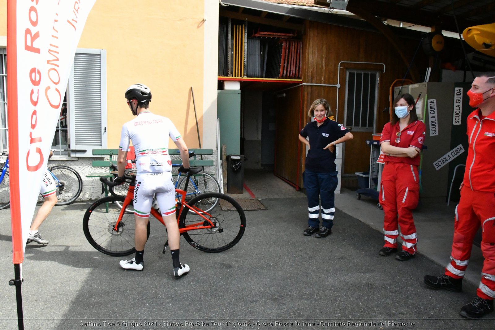 Settimo T.se 5 Giugno 2021 - Ritrovo Pre-Bike Tour 1° giorno - Croce Rossa Italiana - Comitato Regionale del Piemonte