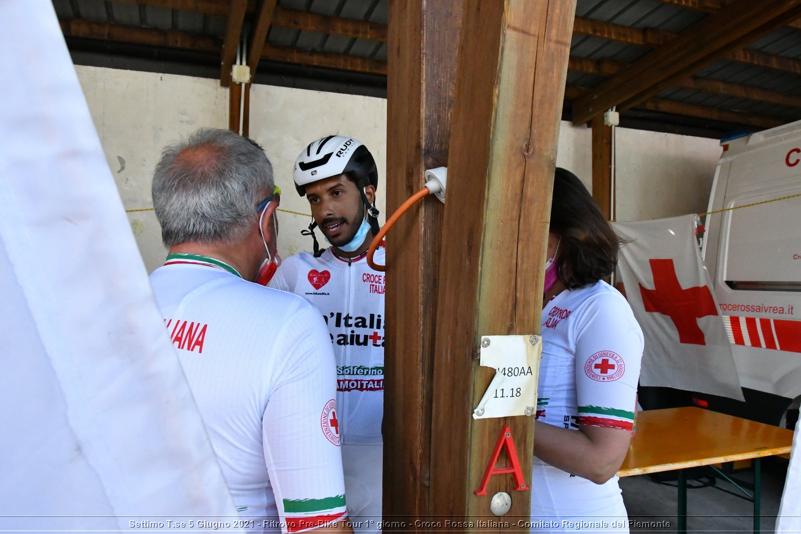 Settimo T.se 5 Giugno 2021 - Ritrovo Pre-Bike Tour 1° giorno - Croce Rossa Italiana - Comitato Regionale del Piemonte