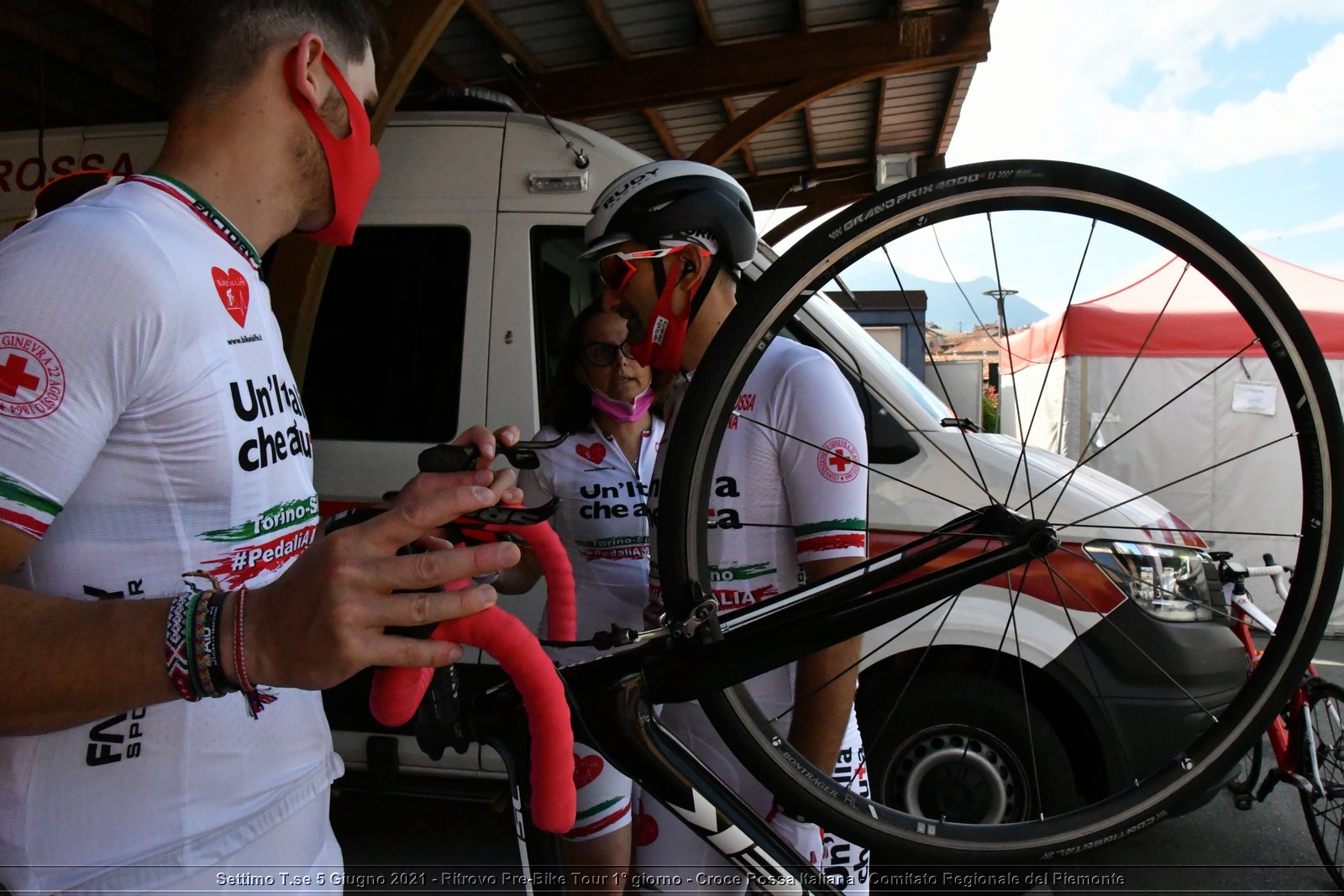 Settimo T.se 5 Giugno 2021 - Ritrovo Pre-Bike Tour 1° giorno - Croce Rossa Italiana - Comitato Regionale del Piemonte