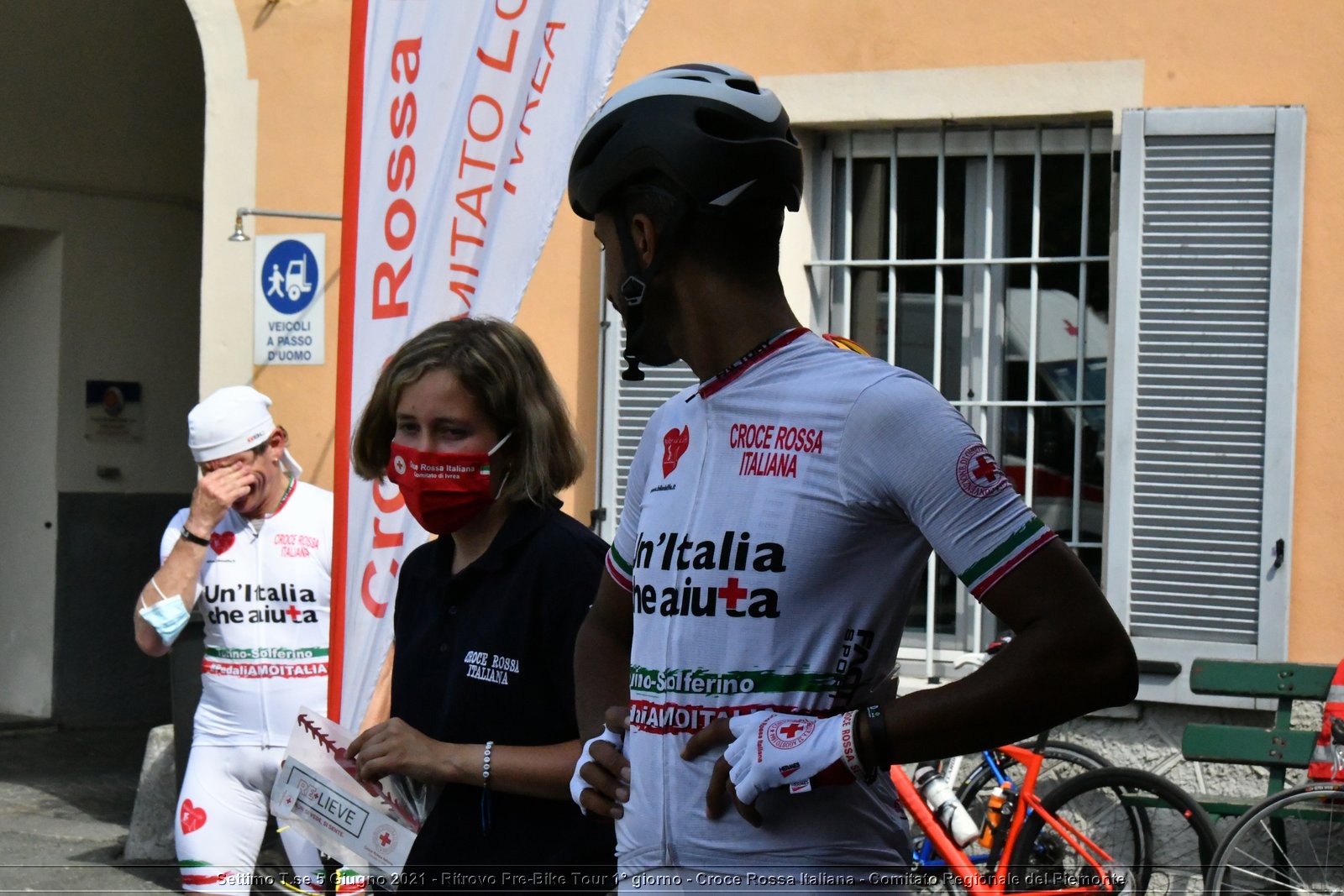 Settimo T.se 5 Giugno 2021 - Ritrovo Pre-Bike Tour 1° giorno - Croce Rossa Italiana - Comitato Regionale del Piemonte