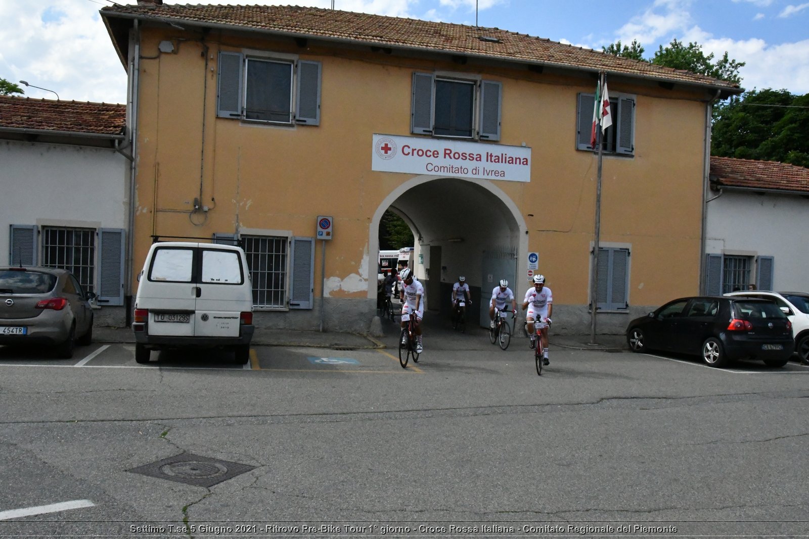 Settimo T.se 5 Giugno 2021 - Ritrovo Pre-Bike Tour 1° giorno - Croce Rossa Italiana - Comitato Regionale del Piemonte