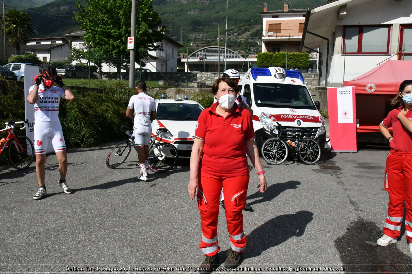 Settimo T.se 5 Giugno 2021 - Ritrovo Pre-Bike Tour 1° giorno - Croce Rossa Italiana - Comitato Regionale del Piemonte