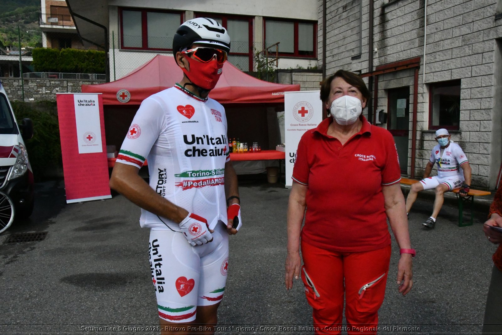 Settimo T.se 5 Giugno 2021 - Ritrovo Pre-Bike Tour 1° giorno - Croce Rossa Italiana - Comitato Regionale del Piemonte