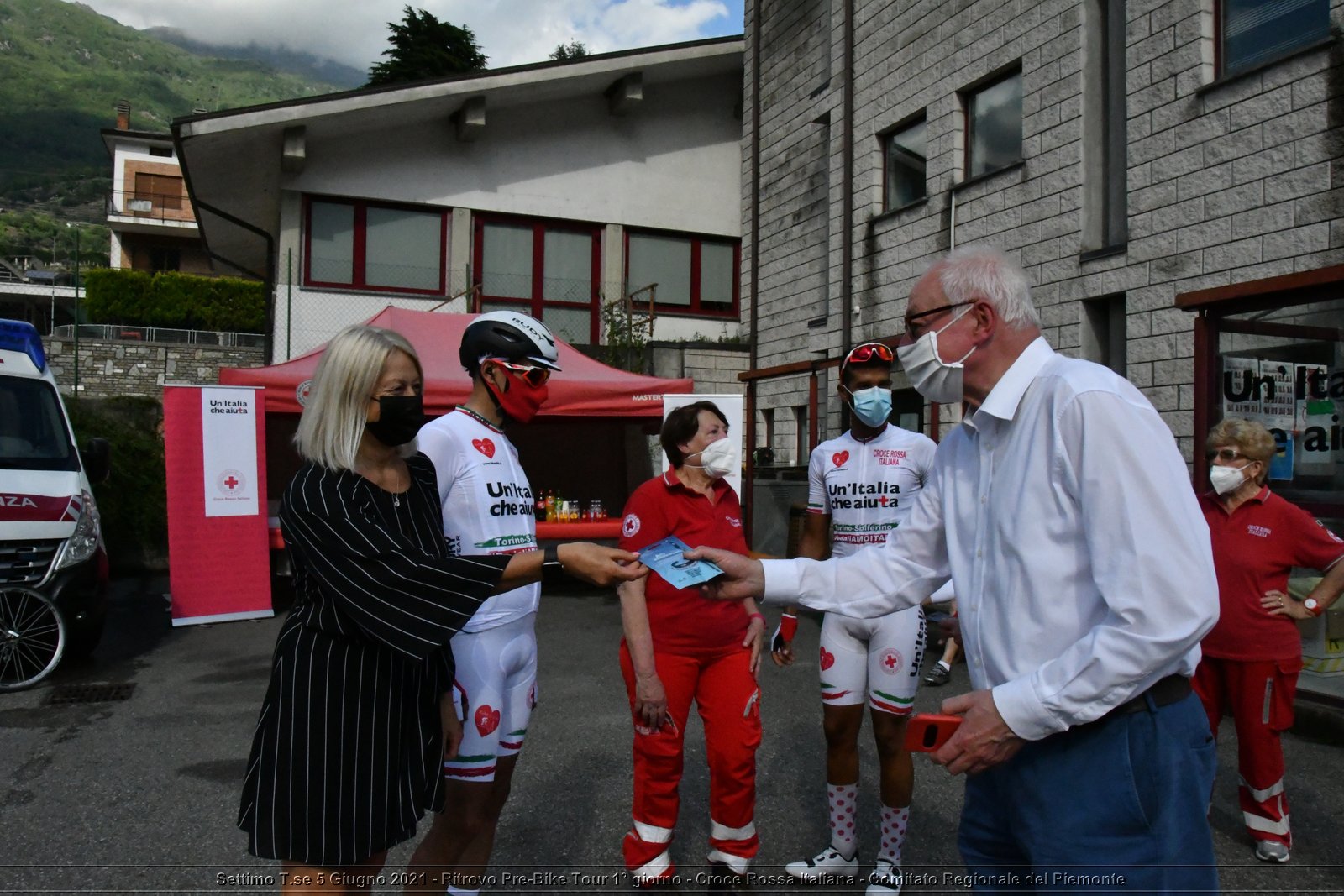 Settimo T.se 5 Giugno 2021 - Ritrovo Pre-Bike Tour 1° giorno - Croce Rossa Italiana - Comitato Regionale del Piemonte