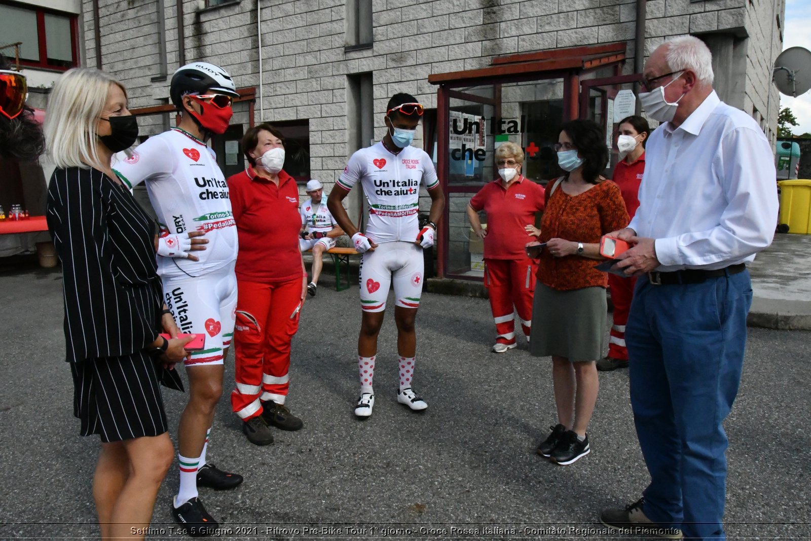 Settimo T.se 5 Giugno 2021 - Ritrovo Pre-Bike Tour 1° giorno - Croce Rossa Italiana - Comitato Regionale del Piemonte