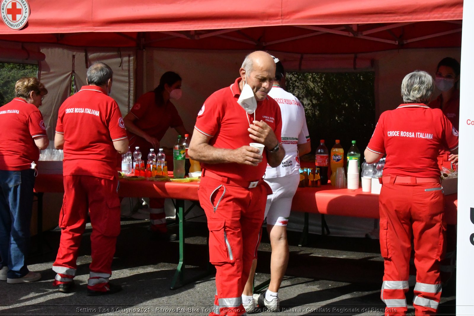 Settimo T.se 5 Giugno 2021 - Ritrovo Pre-Bike Tour 1° giorno - Croce Rossa Italiana - Comitato Regionale del Piemonte