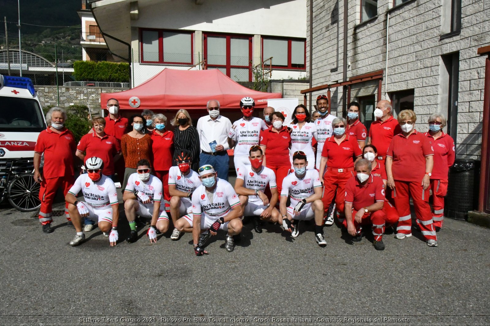 Settimo T.se 5 Giugno 2021 - Ritrovo Pre-Bike Tour 1° giorno - Croce Rossa Italiana - Comitato Regionale del Piemonte