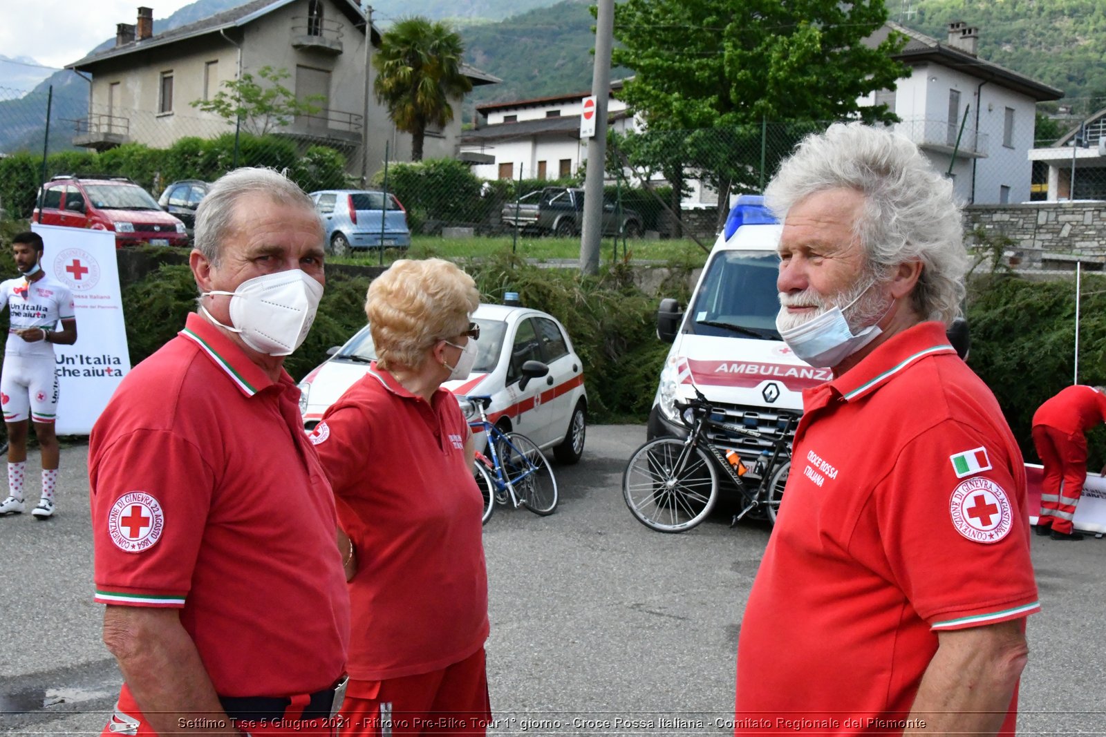 Settimo T.se 5 Giugno 2021 - Ritrovo Pre-Bike Tour 1° giorno - Croce Rossa Italiana - Comitato Regionale del Piemonte