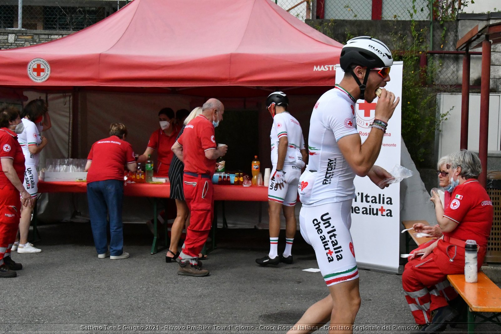 Settimo T.se 5 Giugno 2021 - Ritrovo Pre-Bike Tour 1° giorno - Croce Rossa Italiana - Comitato Regionale del Piemonte