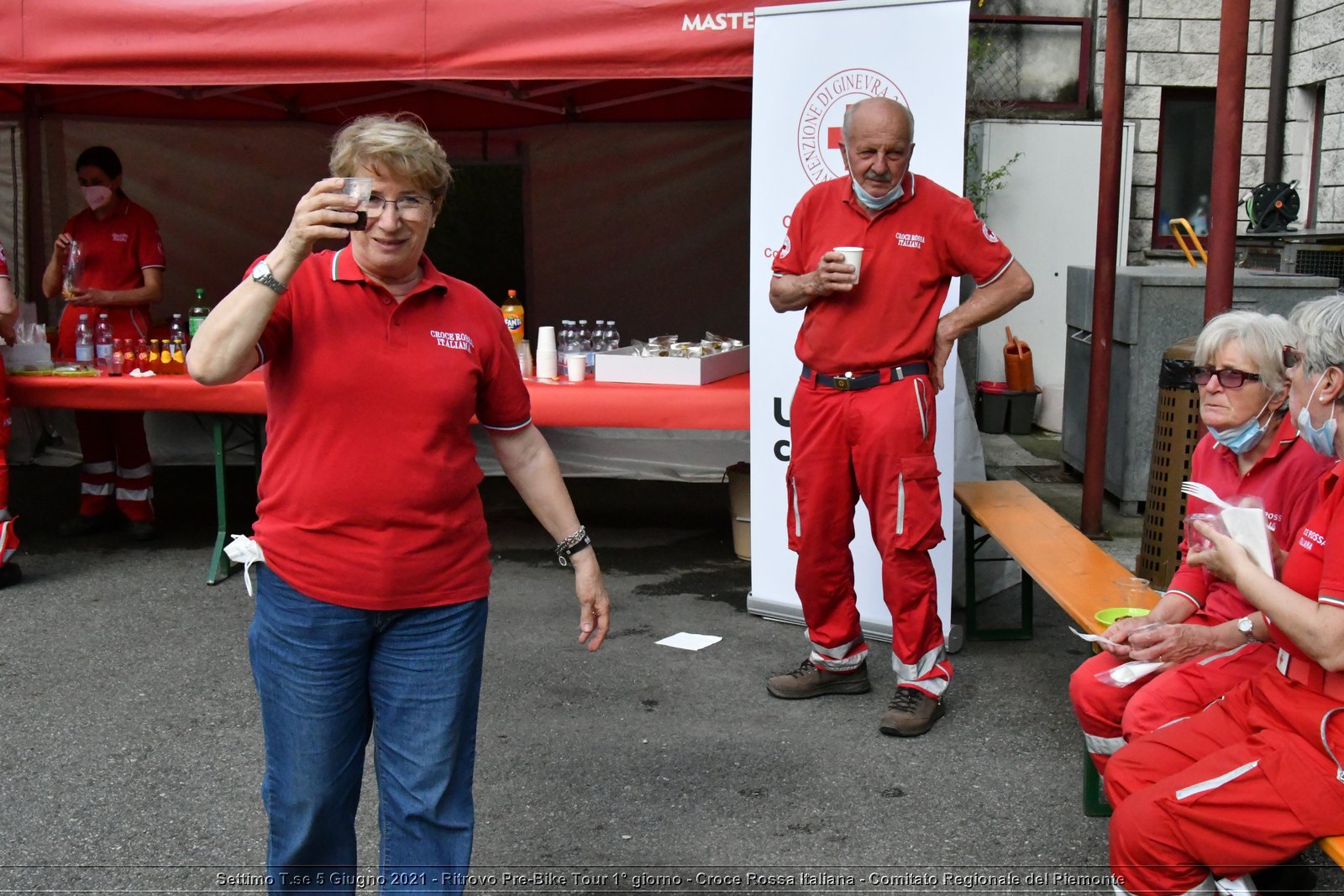 Settimo T.se 5 Giugno 2021 - Ritrovo Pre-Bike Tour 1° giorno - Croce Rossa Italiana - Comitato Regionale del Piemonte