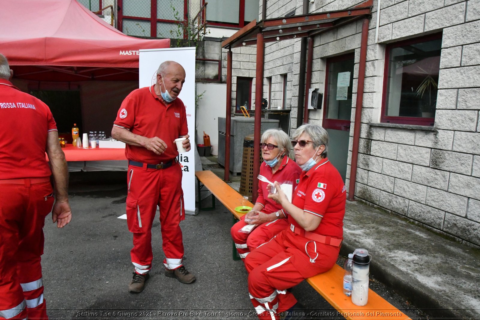 Settimo T.se 5 Giugno 2021 - Ritrovo Pre-Bike Tour 1° giorno - Croce Rossa Italiana - Comitato Regionale del Piemonte