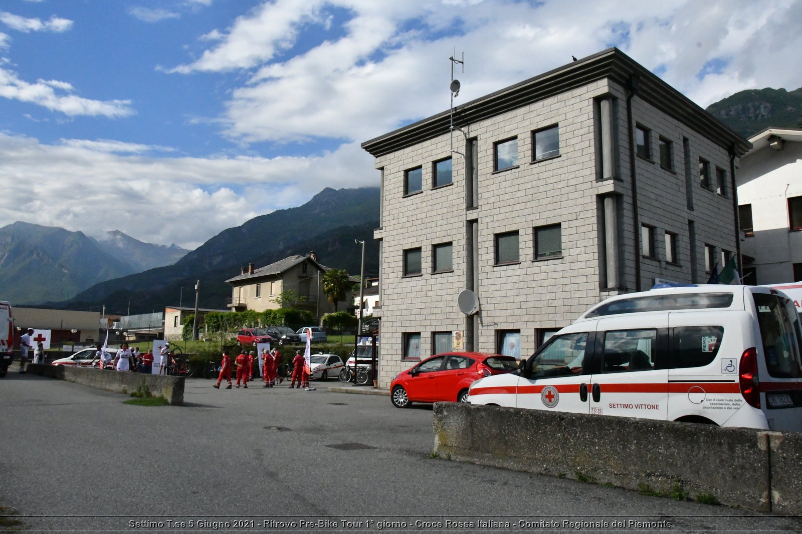 Settimo T.se 5 Giugno 2021 - Ritrovo Pre-Bike Tour 1° giorno - Croce Rossa Italiana - Comitato Regionale del Piemonte