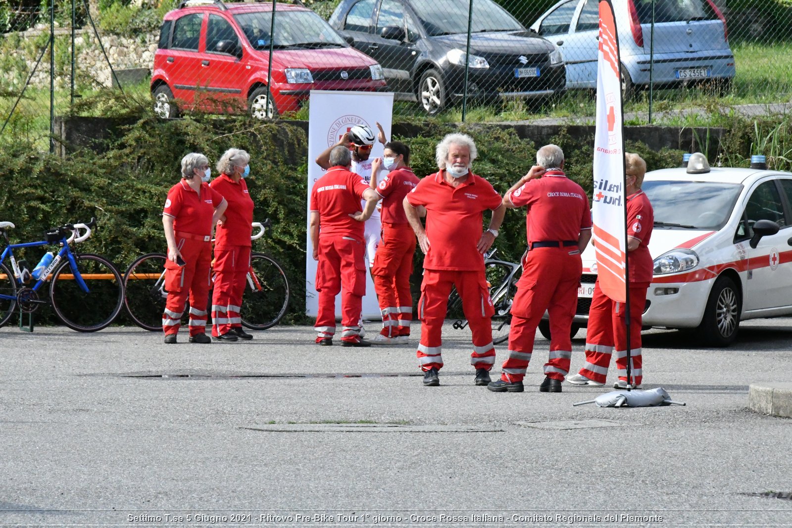 Settimo T.se 5 Giugno 2021 - Ritrovo Pre-Bike Tour 1° giorno - Croce Rossa Italiana - Comitato Regionale del Piemonte