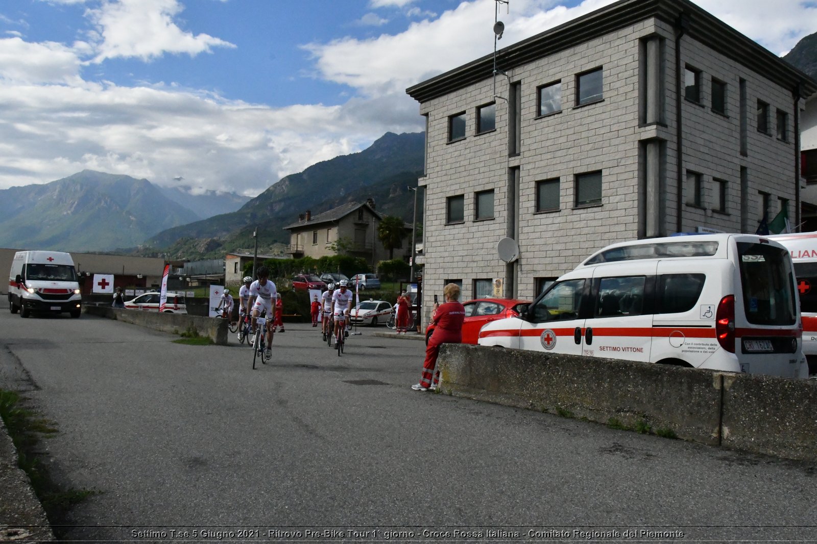 Settimo T.se 5 Giugno 2021 - Ritrovo Pre-Bike Tour 1° giorno - Croce Rossa Italiana - Comitato Regionale del Piemonte