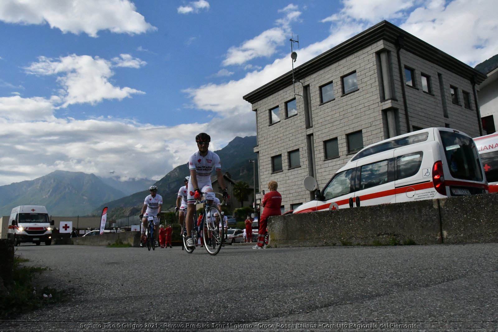 Settimo T.se 5 Giugno 2021 - Ritrovo Pre-Bike Tour 1° giorno - Croce Rossa Italiana - Comitato Regionale del Piemonte