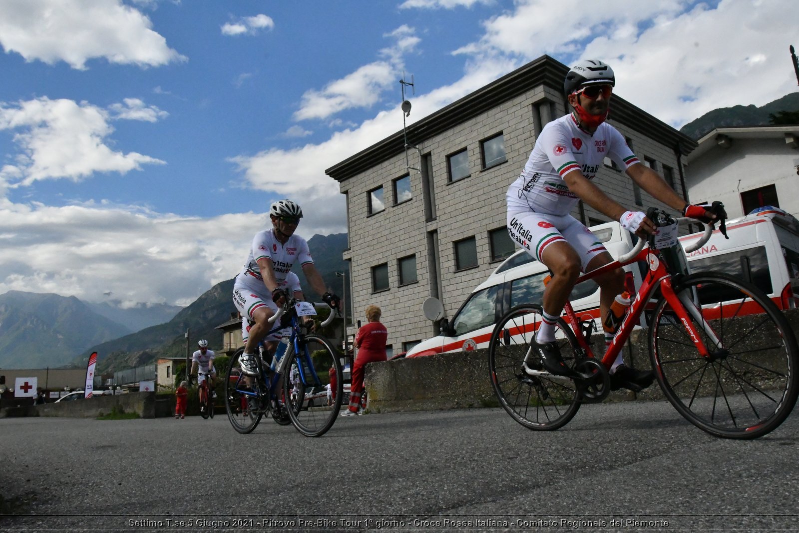 Settimo T.se 5 Giugno 2021 - Ritrovo Pre-Bike Tour 1° giorno - Croce Rossa Italiana - Comitato Regionale del Piemonte