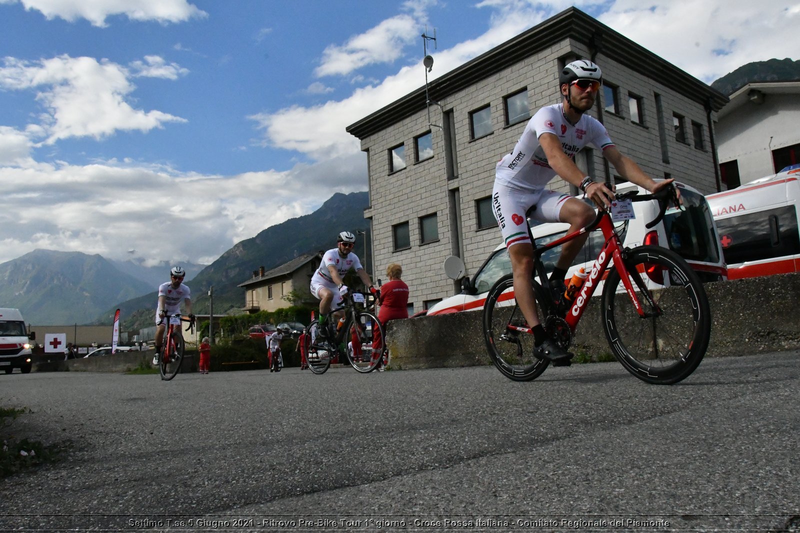 Settimo T.se 5 Giugno 2021 - Ritrovo Pre-Bike Tour 1° giorno - Croce Rossa Italiana - Comitato Regionale del Piemonte