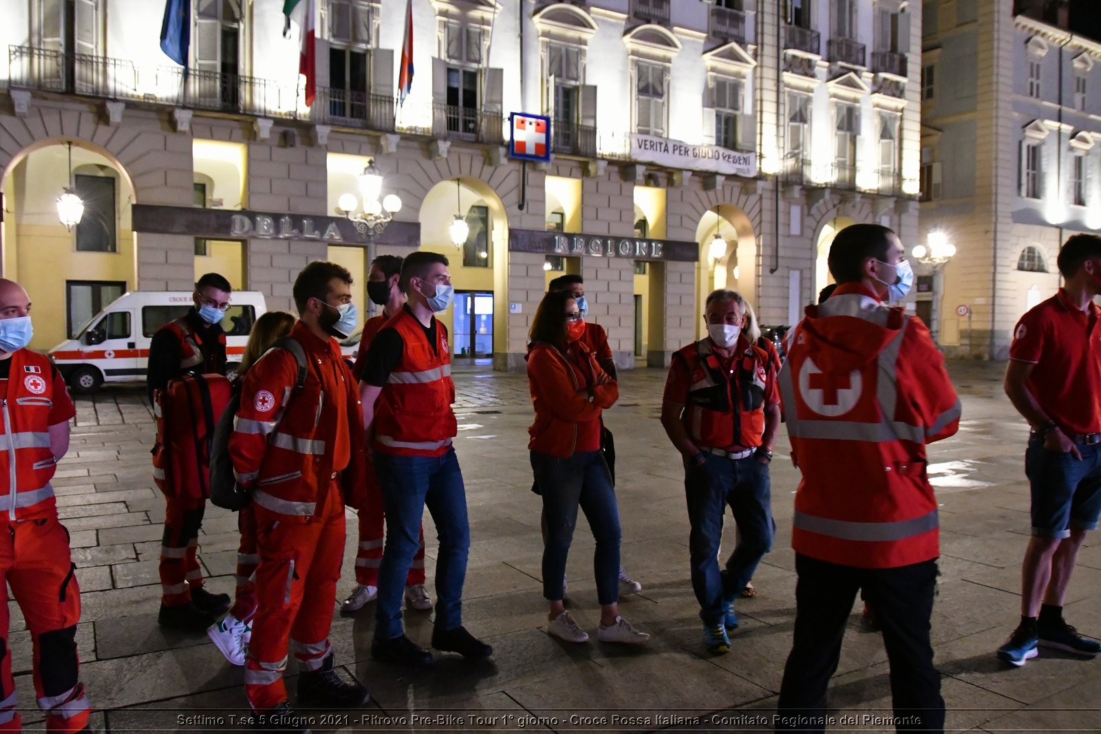 Settimo T.se 5 Giugno 2021 - Ritrovo Pre-Bike Tour 1° giorno - Croce Rossa Italiana - Comitato Regionale del Piemonte