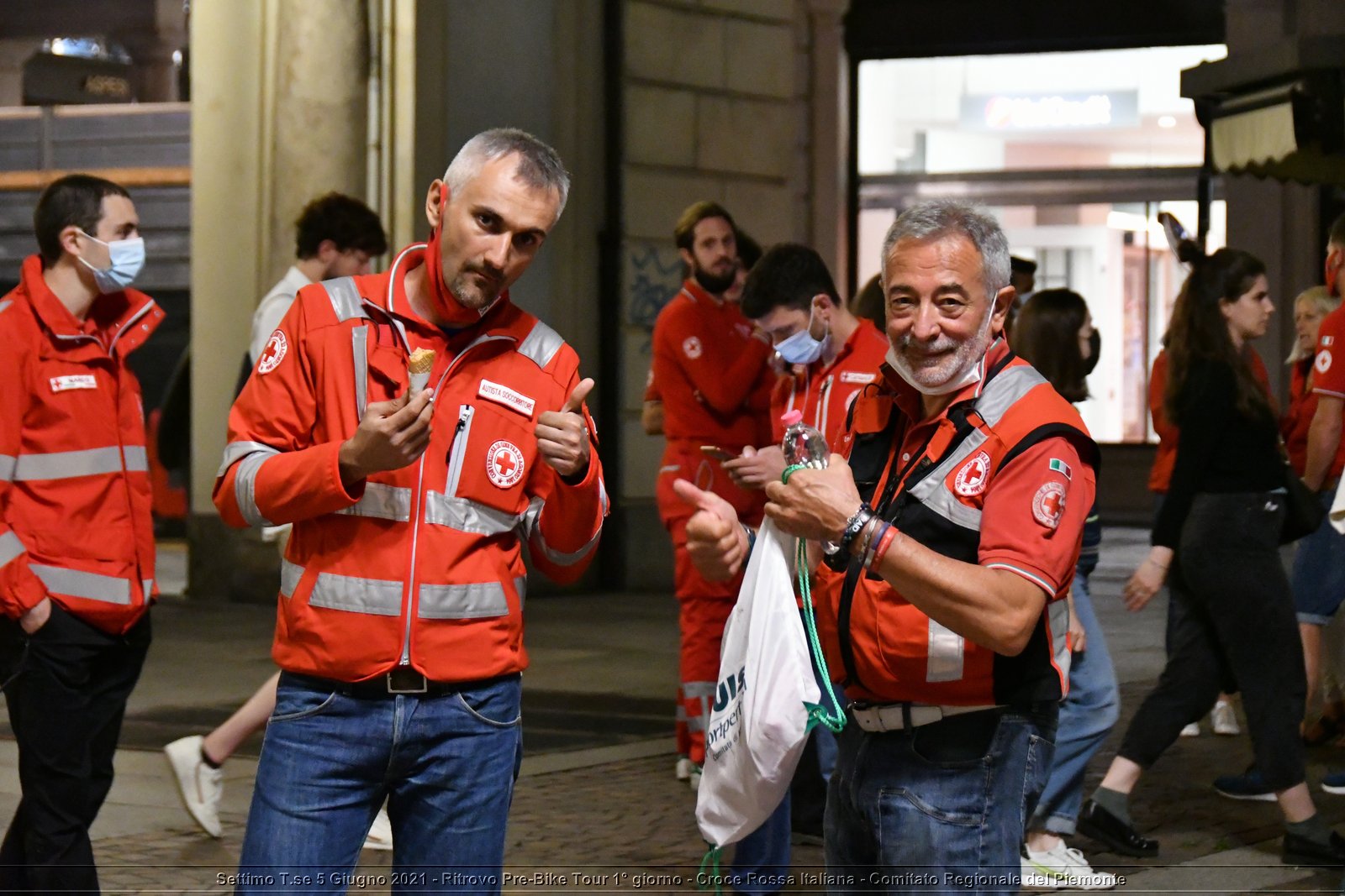 Settimo T.se 5 Giugno 2021 - Ritrovo Pre-Bike Tour 1° giorno - Croce Rossa Italiana - Comitato Regionale del Piemonte