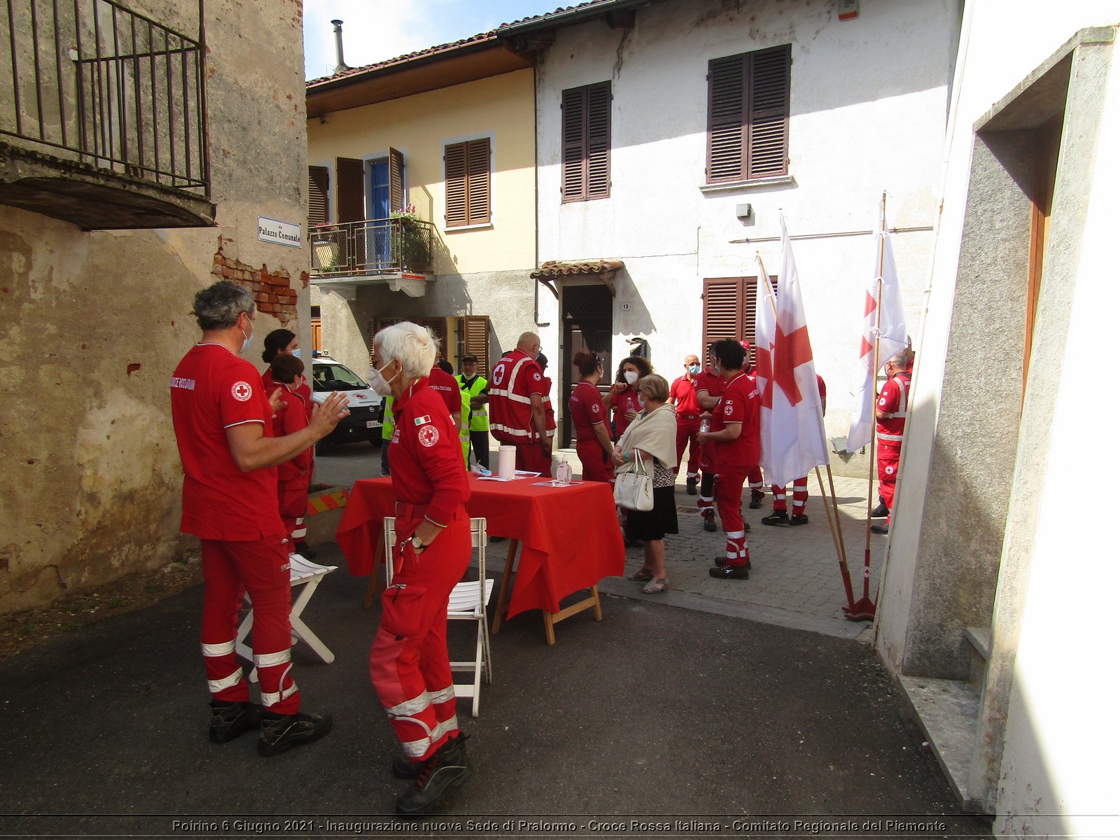 Poirino 6 Giugno 2021 - Inaugurazione nuova Sede di Pralormo - Croce Rossa Italiana - Comitato Regionale del Piemonte