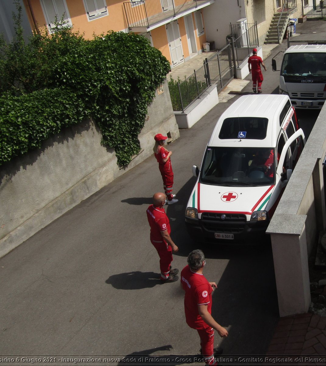 Poirino 6 Giugno 2021 - Inaugurazione nuova Sede di Pralormo - Croce Rossa Italiana - Comitato Regionale del Piemonte