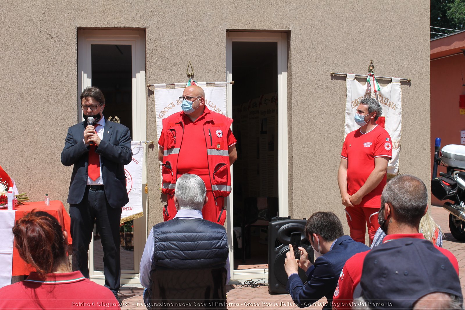 Poirino 6 Giugno 2021 - Inaugurazione nuova Sede di Pralormo - Croce Rossa Italiana - Comitato Regionale del Piemonte