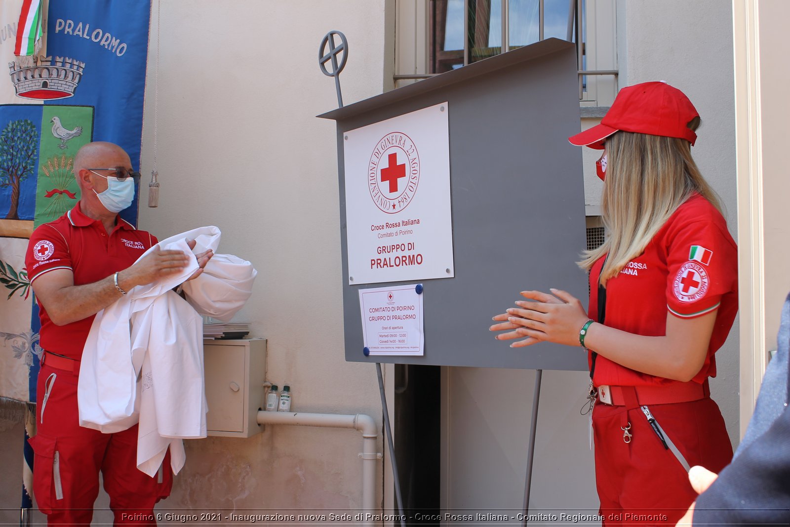 Poirino 6 Giugno 2021 - Inaugurazione nuova Sede di Pralormo - Croce Rossa Italiana - Comitato Regionale del Piemonte