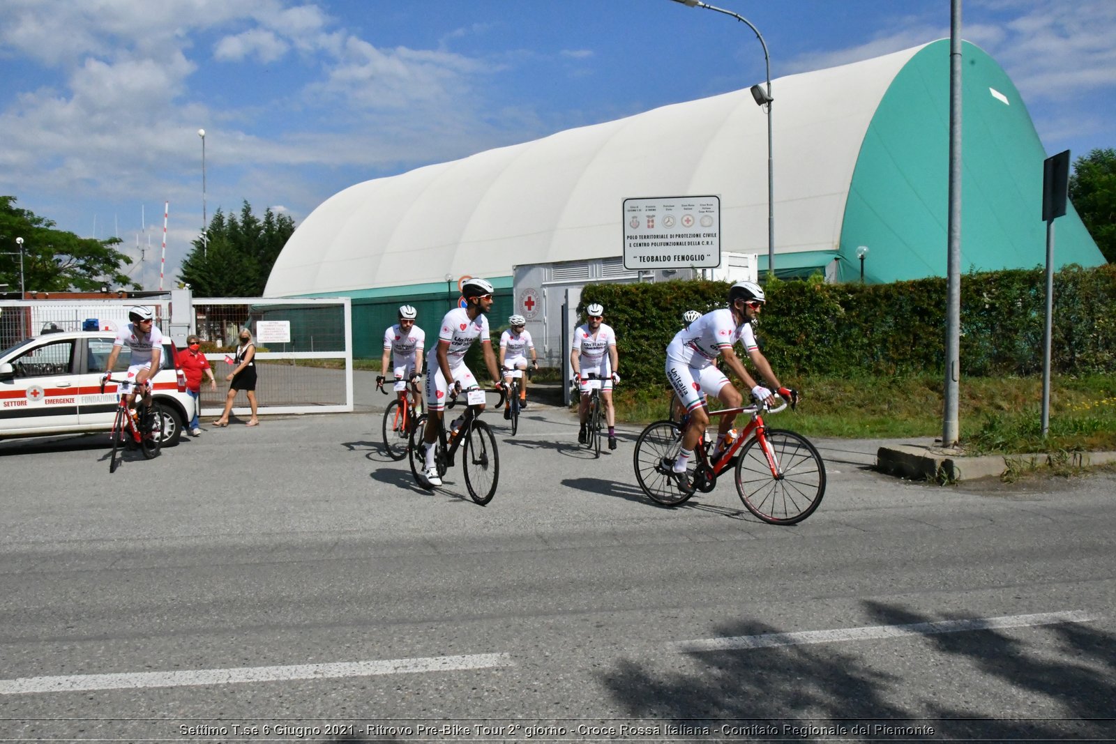 Settimo T.se 6 Giugno 2021 - Ritrovo Pre-Bike Tour 2° giorno - Croce Rossa Italiana - Comitato Regionale del Piemonte