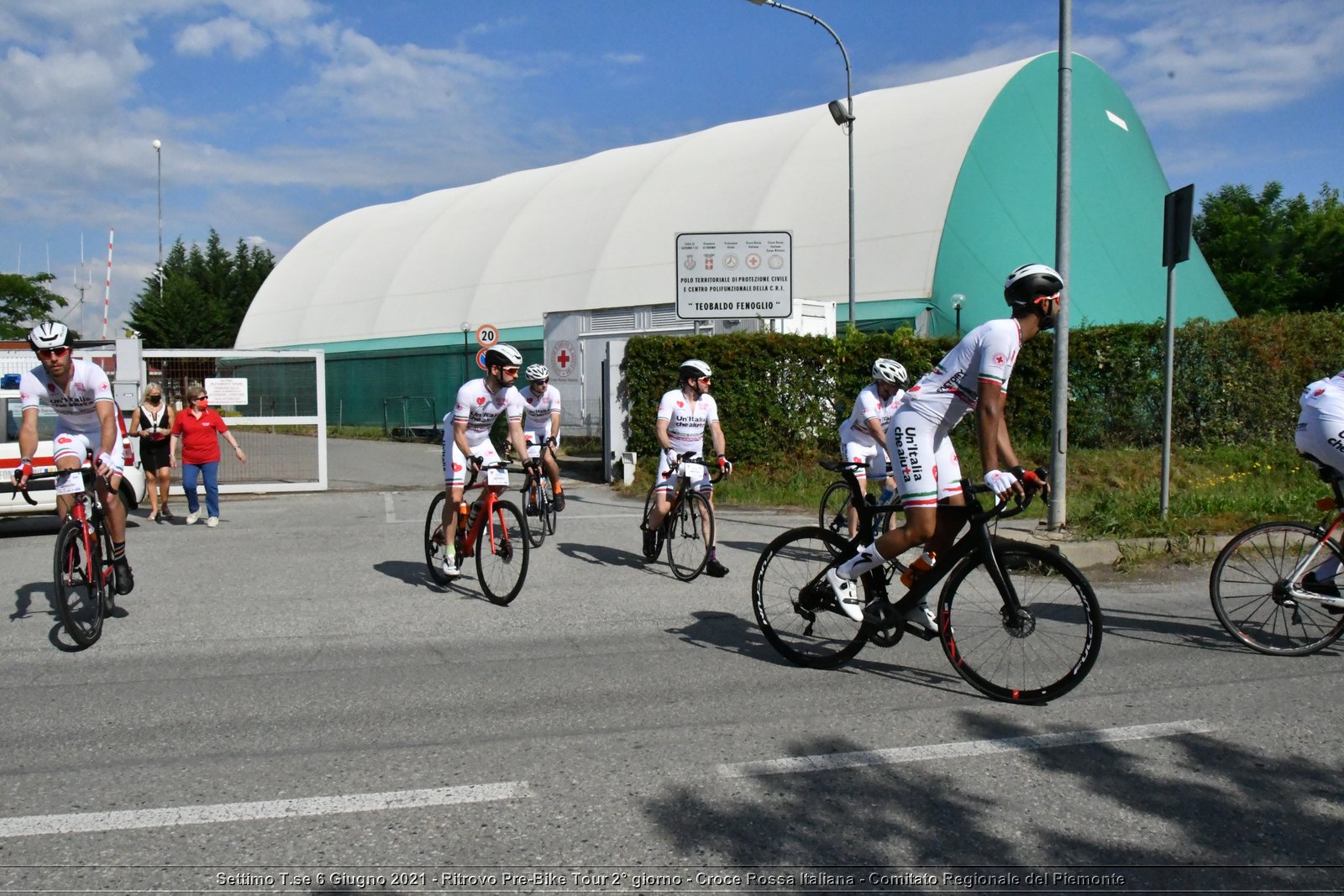 Settimo T.se 6 Giugno 2021 - Ritrovo Pre-Bike Tour 2° giorno - Croce Rossa Italiana - Comitato Regionale del Piemonte