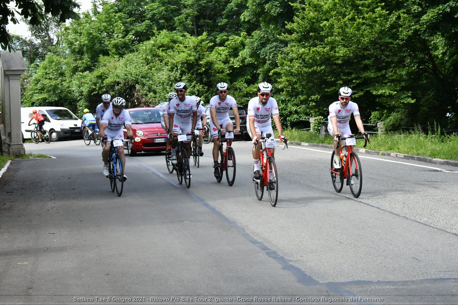 Settimo T.se 6 Giugno 2021 - Ritrovo Pre-Bike Tour 2° giorno - Croce Rossa Italiana - Comitato Regionale del Piemonte