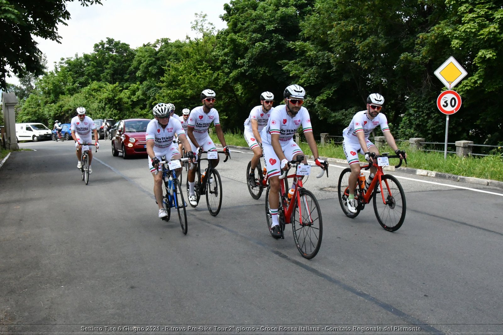 Settimo T.se 6 Giugno 2021 - Ritrovo Pre-Bike Tour 2° giorno - Croce Rossa Italiana - Comitato Regionale del Piemonte