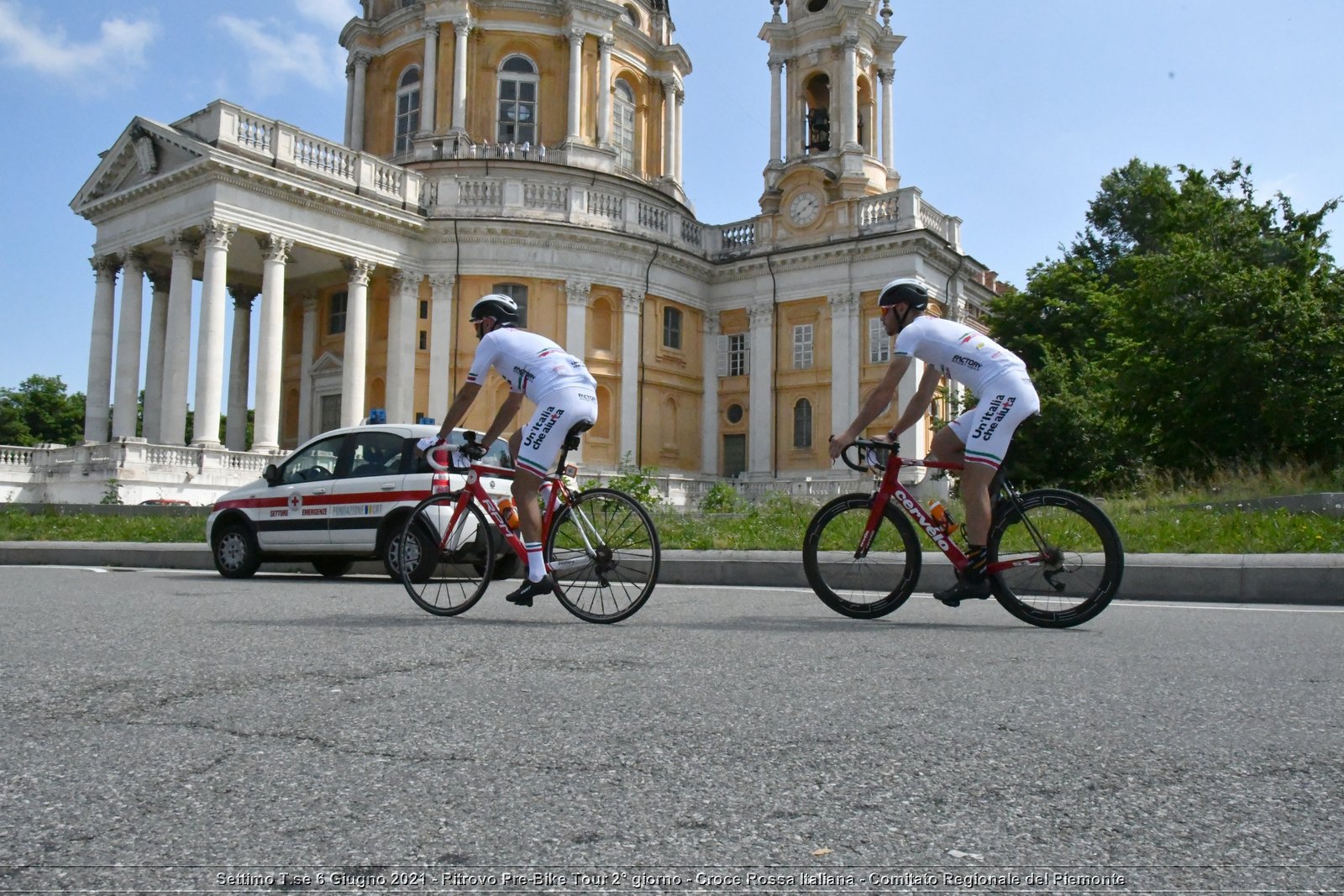 Settimo T.se 6 Giugno 2021 - Ritrovo Pre-Bike Tour 2° giorno - Croce Rossa Italiana - Comitato Regionale del Piemonte