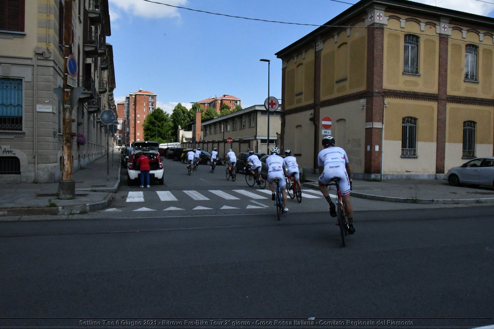 Settimo T.se 6 Giugno 2021 - Ritrovo Pre-Bike Tour 2° giorno - Croce Rossa Italiana - Comitato Regionale del Piemonte