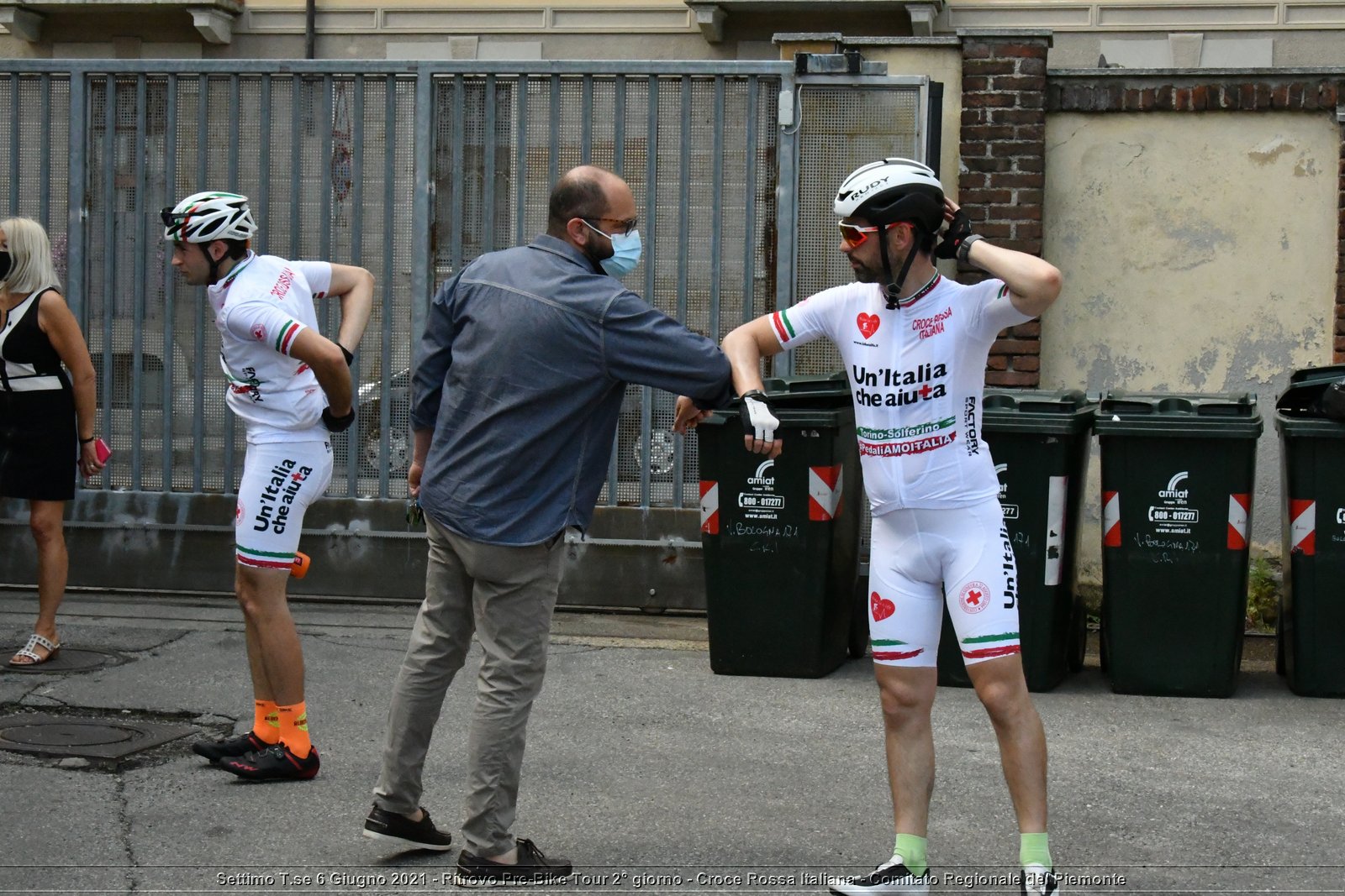 Settimo T.se 6 Giugno 2021 - Ritrovo Pre-Bike Tour 2° giorno - Croce Rossa Italiana - Comitato Regionale del Piemonte