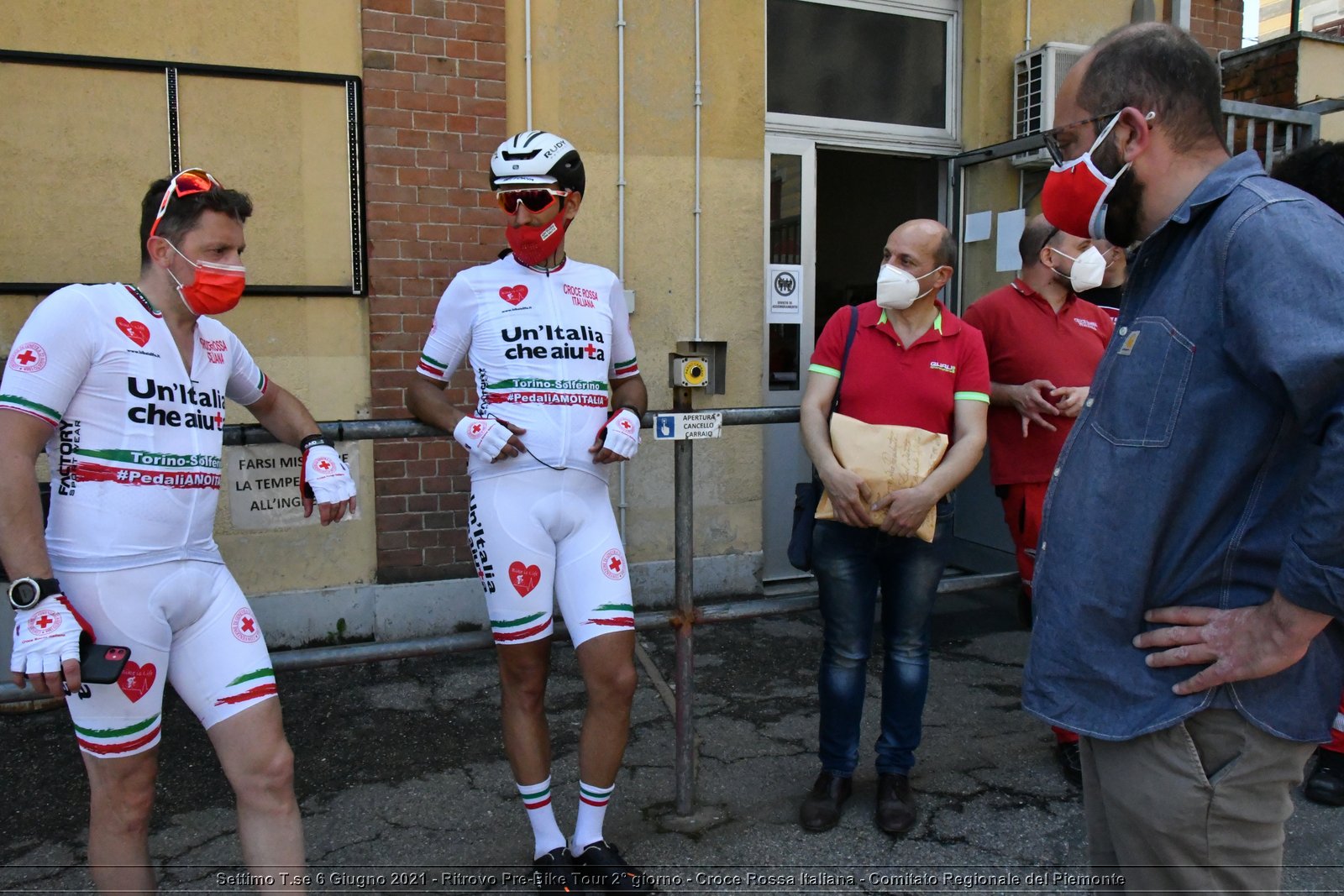 Settimo T.se 6 Giugno 2021 - Ritrovo Pre-Bike Tour 2° giorno - Croce Rossa Italiana - Comitato Regionale del Piemonte