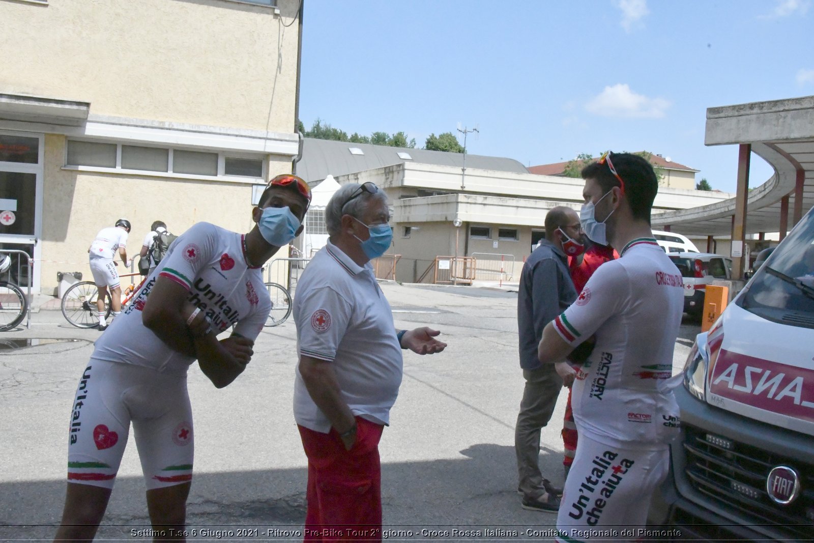 Settimo T.se 6 Giugno 2021 - Ritrovo Pre-Bike Tour 2° giorno - Croce Rossa Italiana - Comitato Regionale del Piemonte