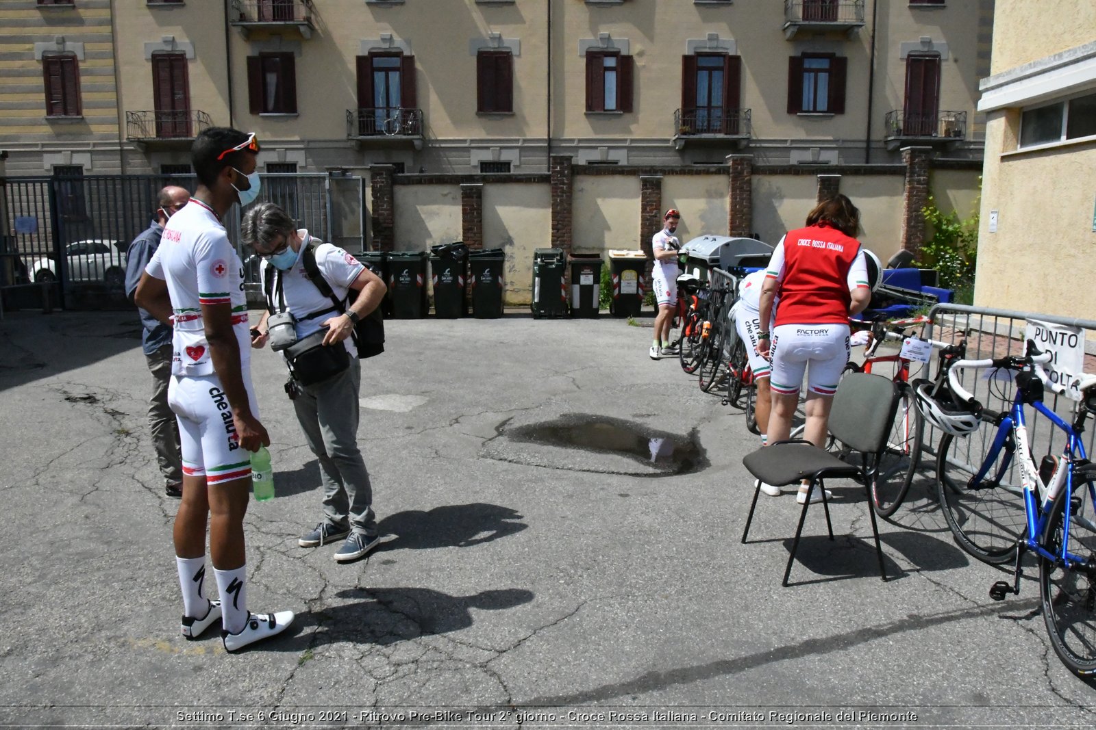 Settimo T.se 6 Giugno 2021 - Ritrovo Pre-Bike Tour 2° giorno - Croce Rossa Italiana - Comitato Regionale del Piemonte