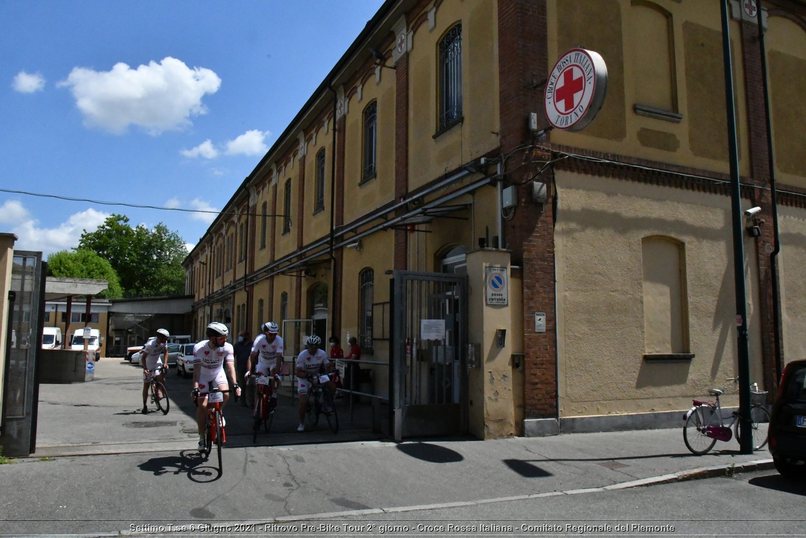 Settimo T.se 6 Giugno 2021 - Ritrovo Pre-Bike Tour 2° giorno - Croce Rossa Italiana - Comitato Regionale del Piemonte