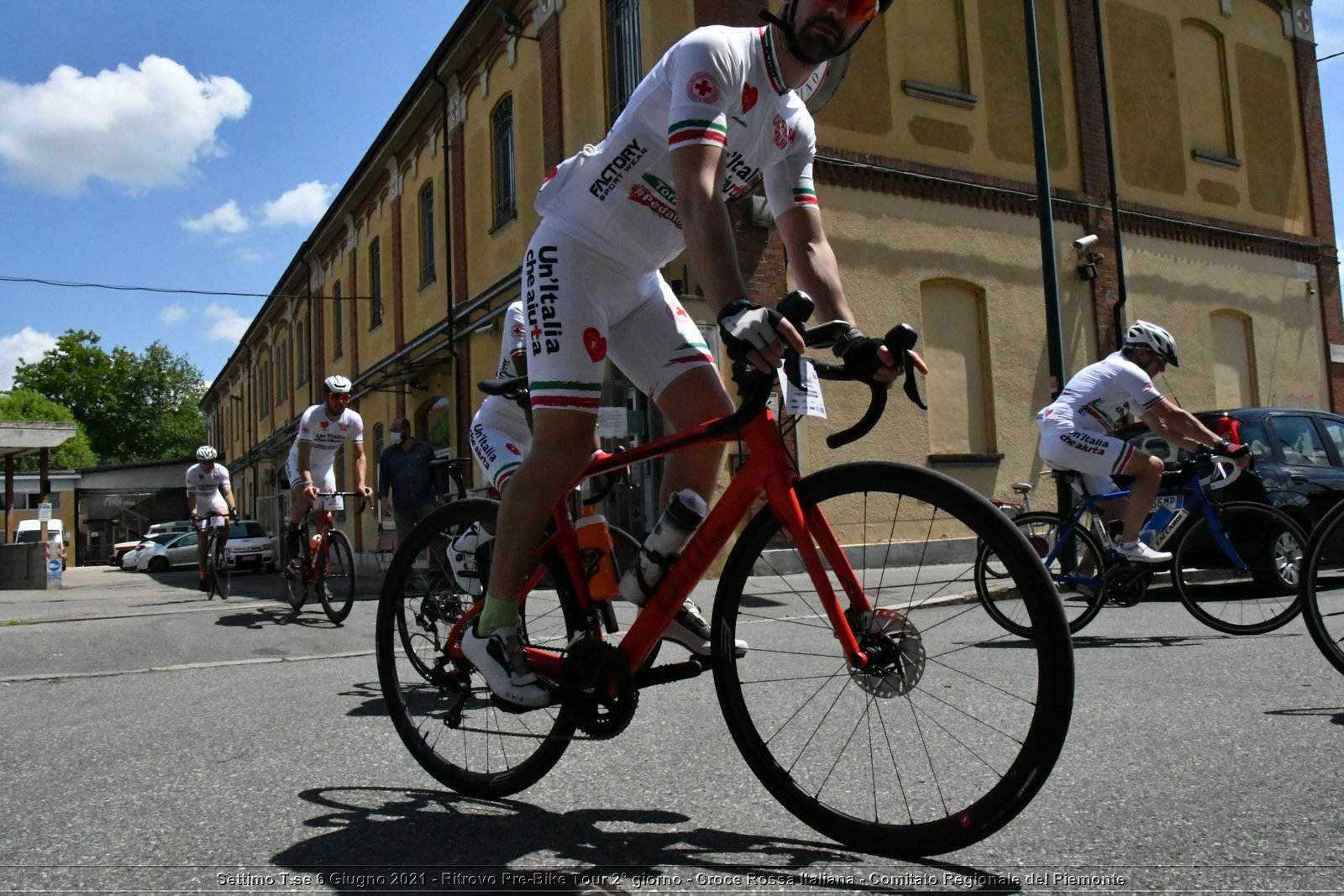 Settimo T.se 6 Giugno 2021 - Ritrovo Pre-Bike Tour 2° giorno - Croce Rossa Italiana - Comitato Regionale del Piemonte