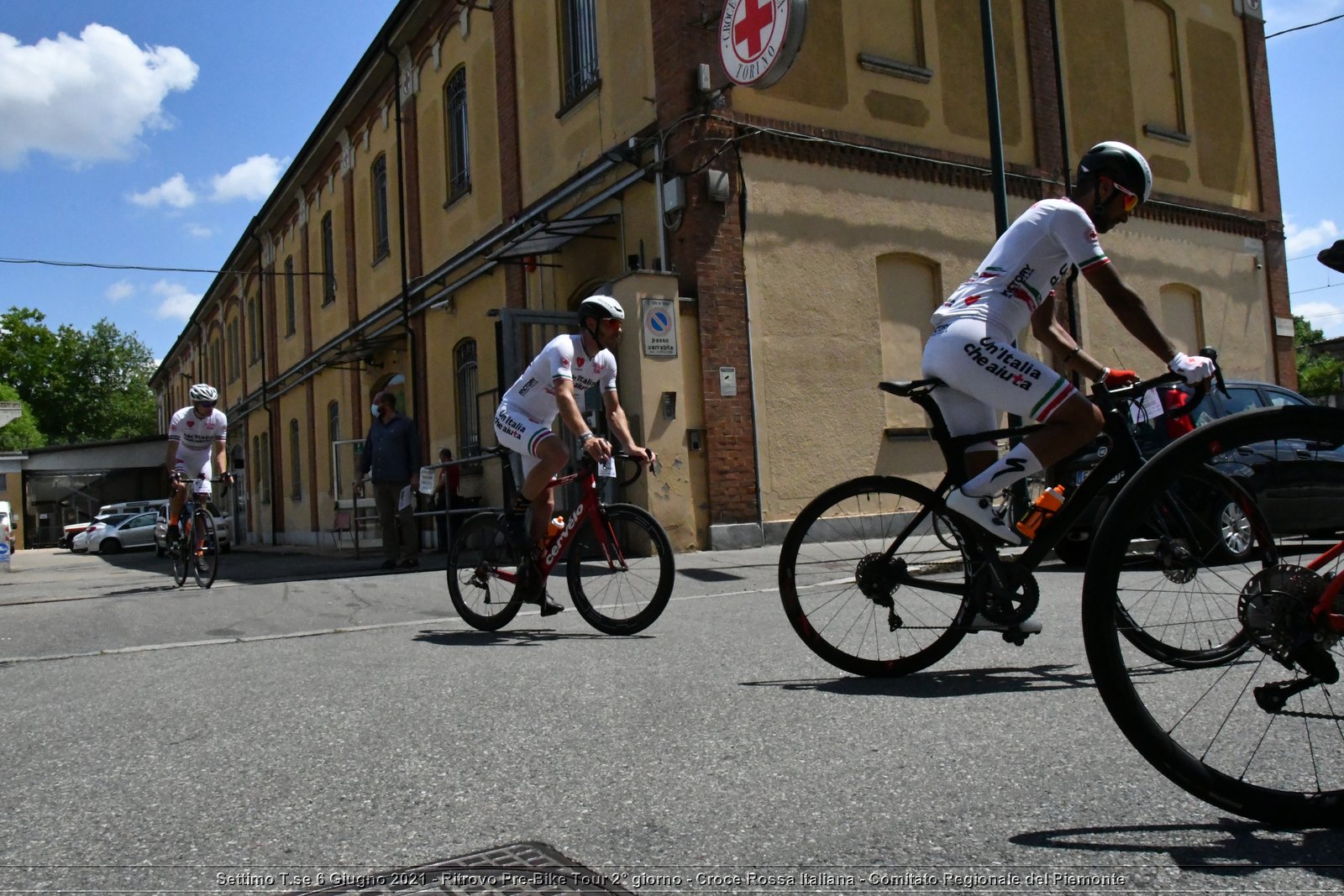 Settimo T.se 6 Giugno 2021 - Ritrovo Pre-Bike Tour 2° giorno - Croce Rossa Italiana - Comitato Regionale del Piemonte