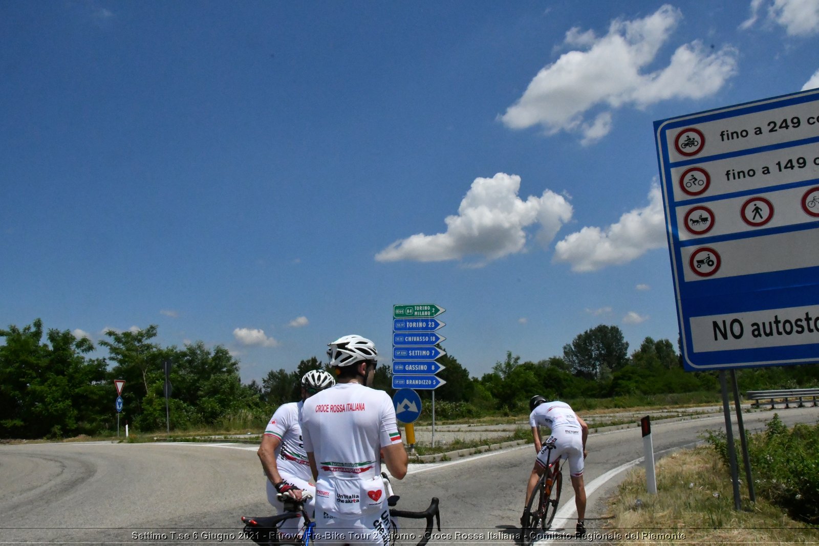 Settimo T.se 6 Giugno 2021 - Ritrovo Pre-Bike Tour 2° giorno - Croce Rossa Italiana - Comitato Regionale del Piemonte