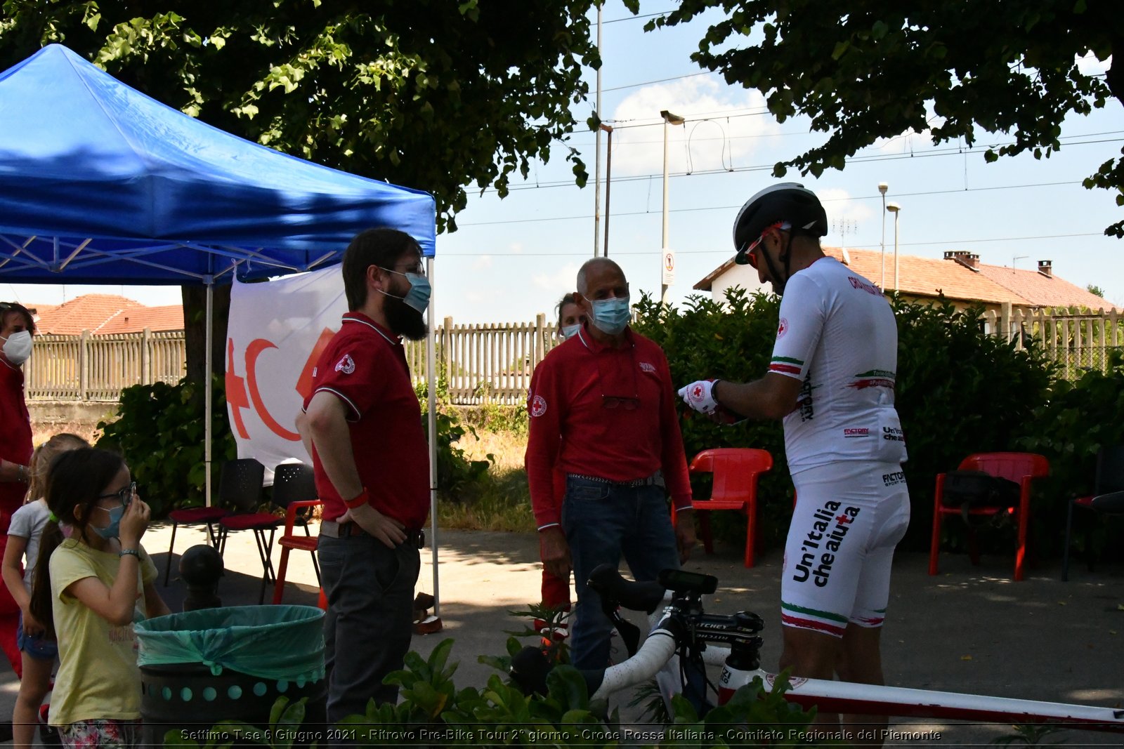 Settimo T.se 6 Giugno 2021 - Ritrovo Pre-Bike Tour 2° giorno - Croce Rossa Italiana - Comitato Regionale del Piemonte