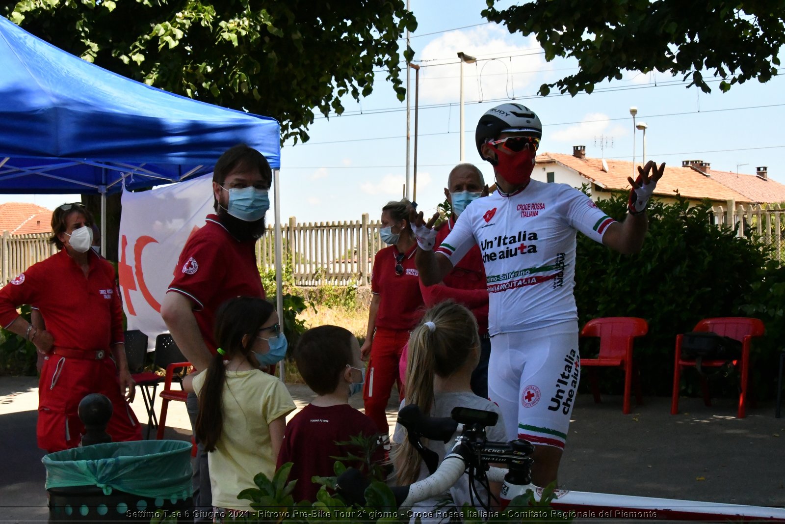 Settimo T.se 6 Giugno 2021 - Ritrovo Pre-Bike Tour 2° giorno - Croce Rossa Italiana - Comitato Regionale del Piemonte