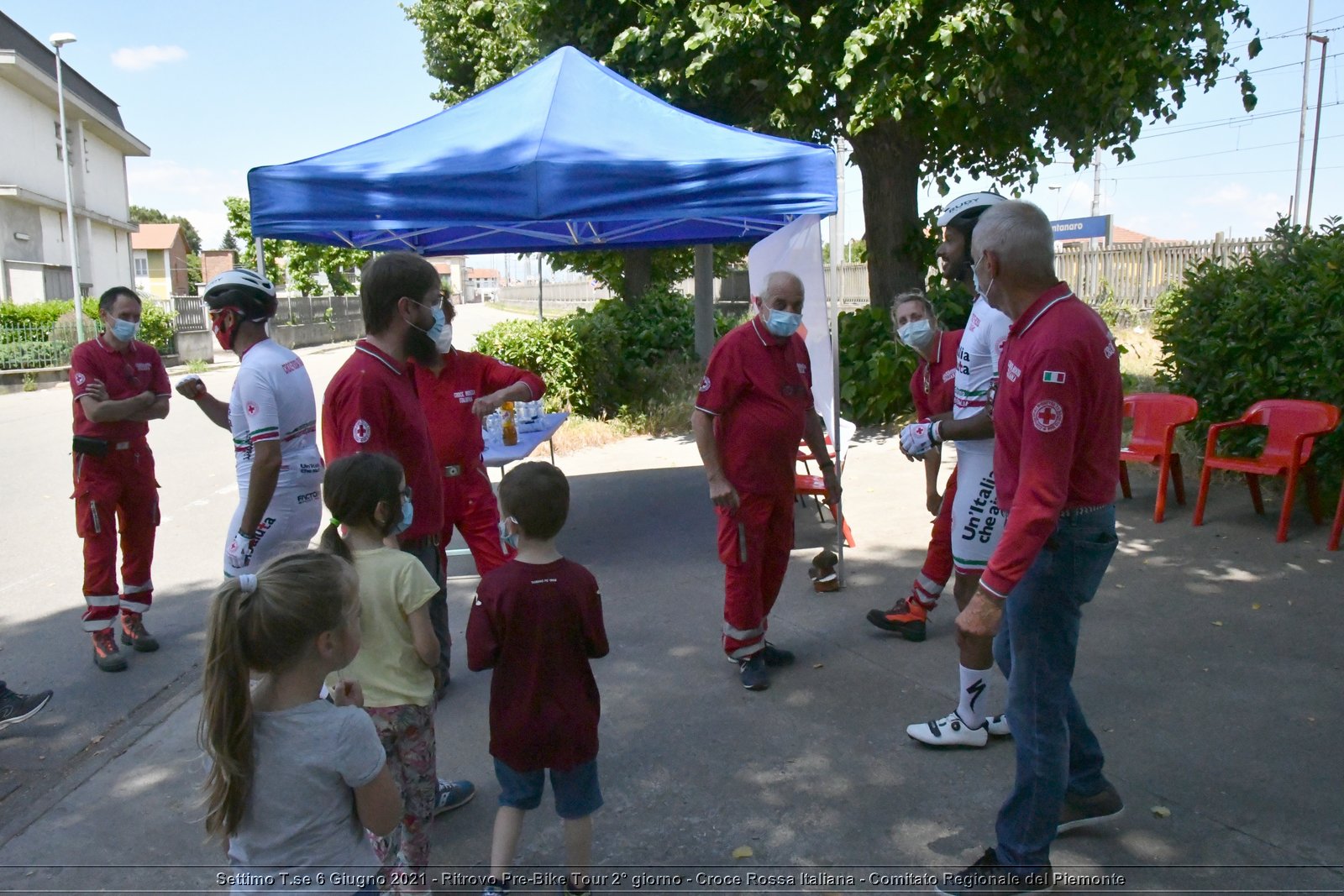 Settimo T.se 6 Giugno 2021 - Ritrovo Pre-Bike Tour 2° giorno - Croce Rossa Italiana - Comitato Regionale del Piemonte